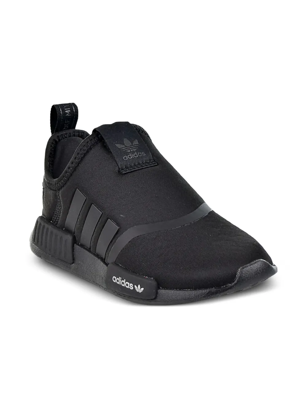 adidas Kids NMD 360 "Core Black Silver Metallic Cloud White" sneakers