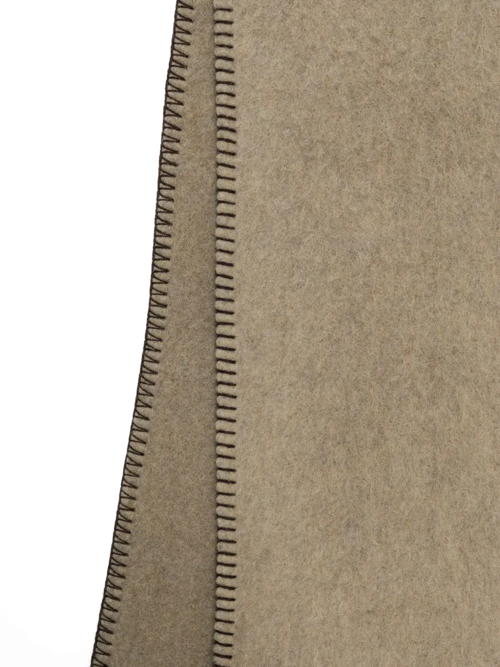 Lemaire Stitched Scarf In Green