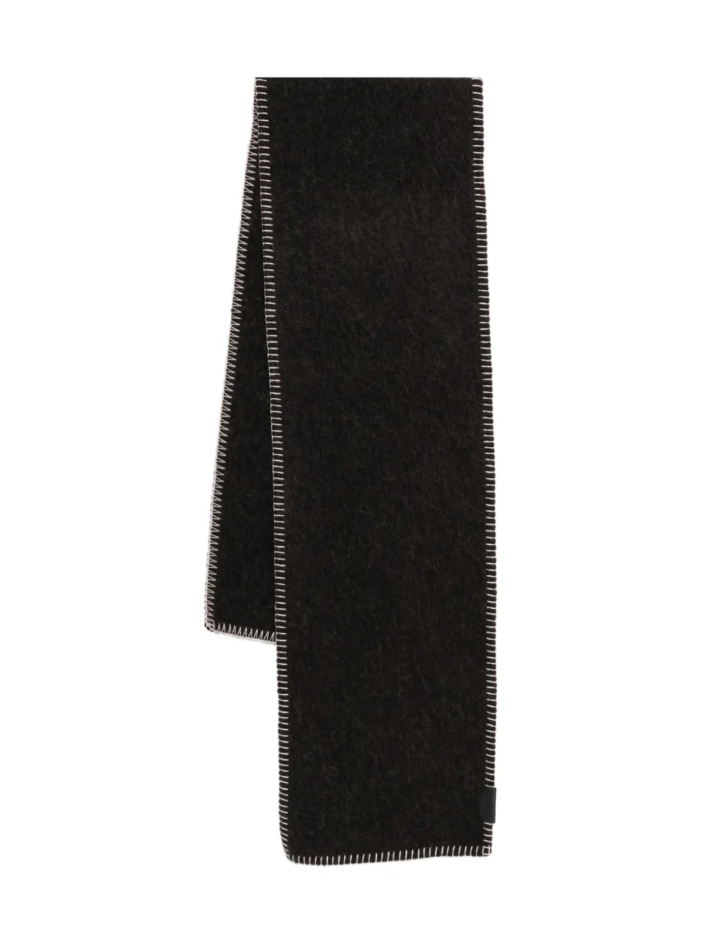 LEMAIRE stitched scarf | Brown | Image 1
