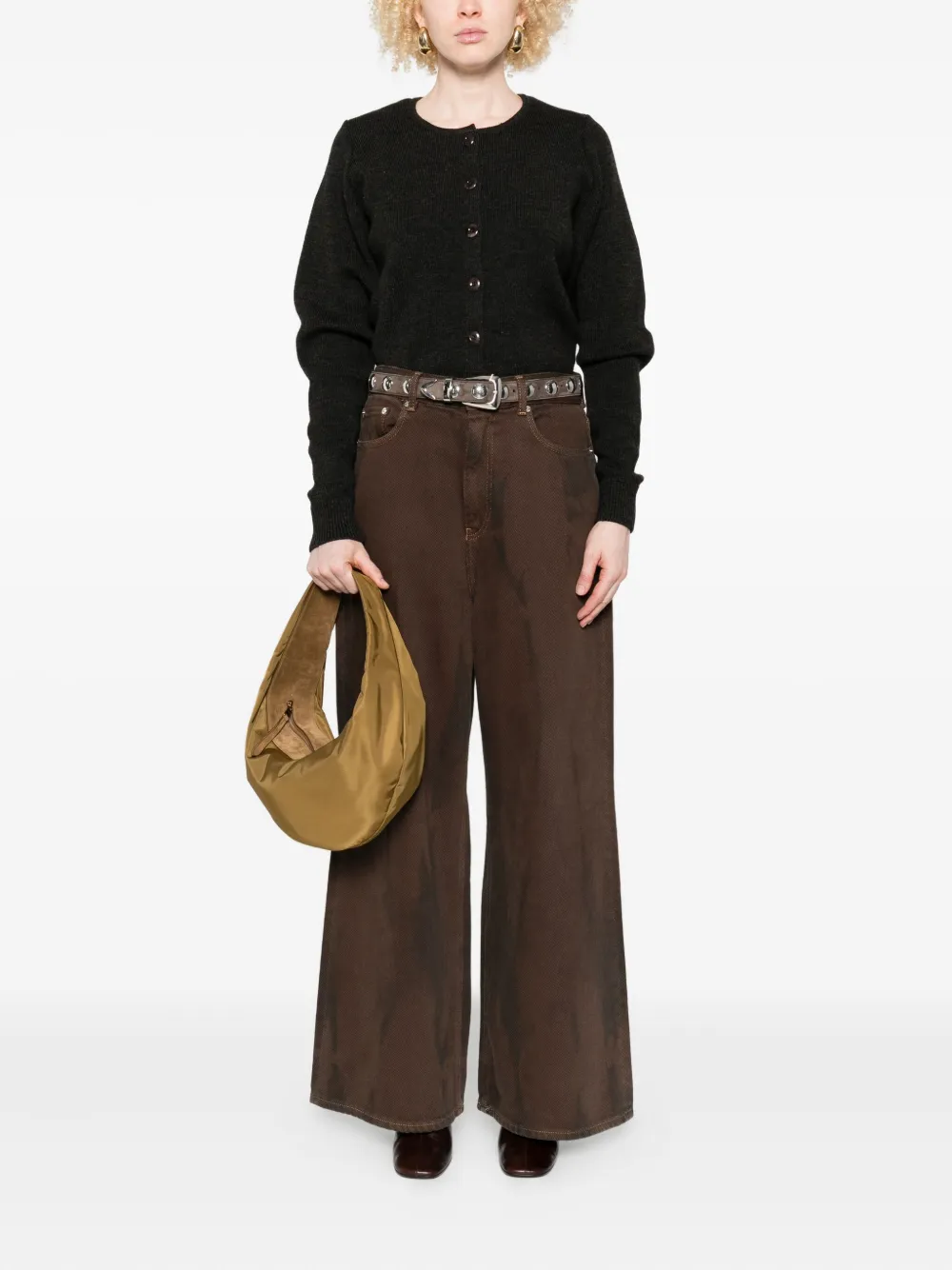 Lemaire Button-front Cardigan In Black