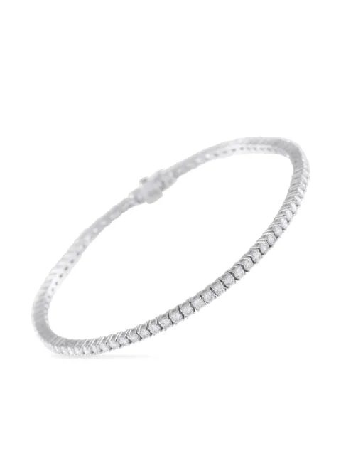 LB Exclusive 18K white gold diamond tennis bracelet
