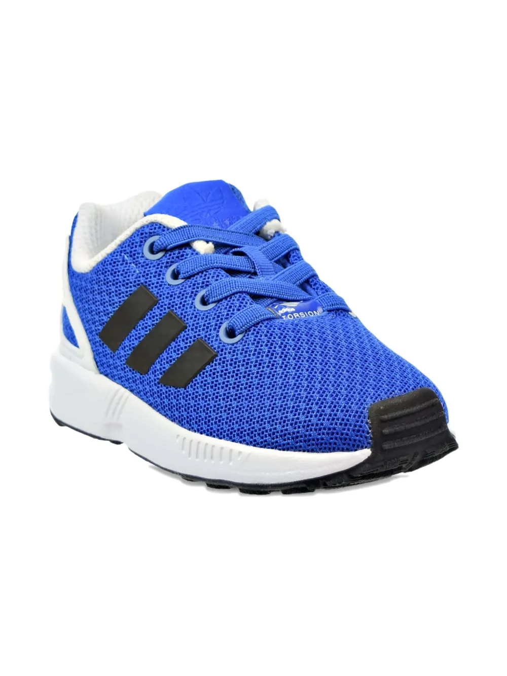 Adidas Kids Originals ZX Flux "Core Black Footwear White" sneakers Blue