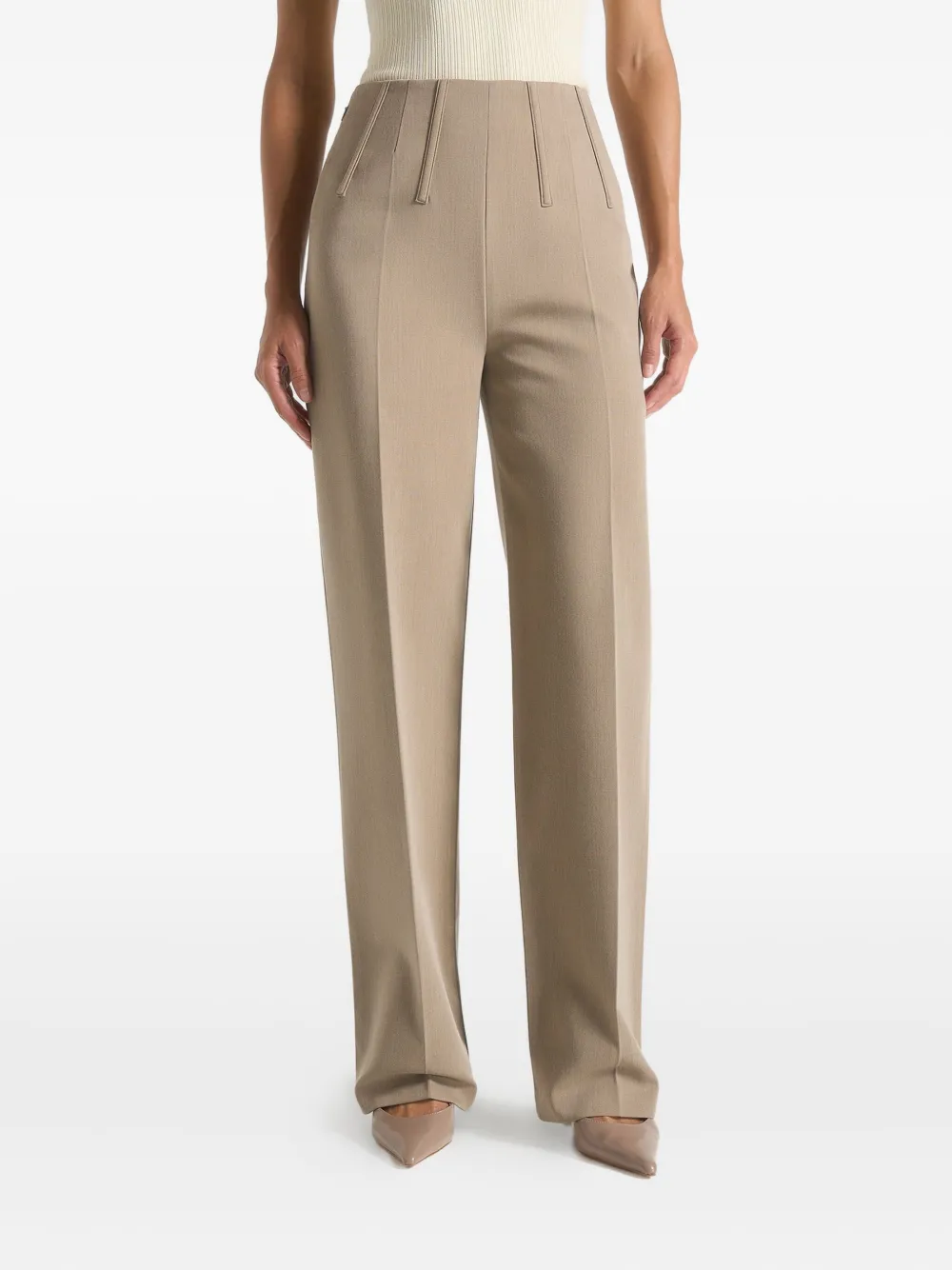 Manière De Voir Pantaloni sartoriali Rafaela - Toni neutri