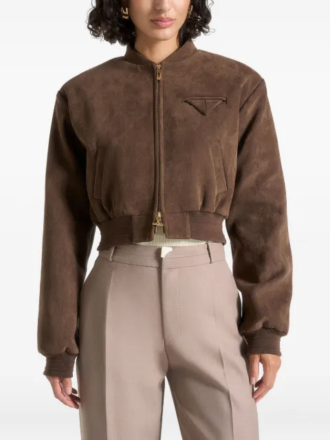 Manière De Voir Monique wide-shoulder bomber jacket