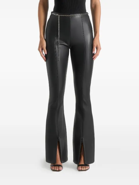 Manière De Voir Ninon split-leg flared trousers 