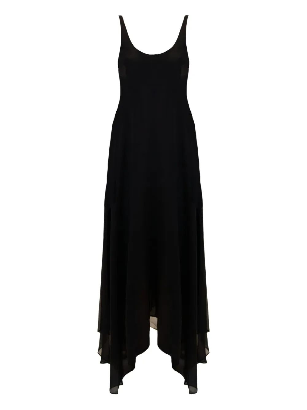 AZEEZA Bria cotton maxi dress | Black | Image 1
