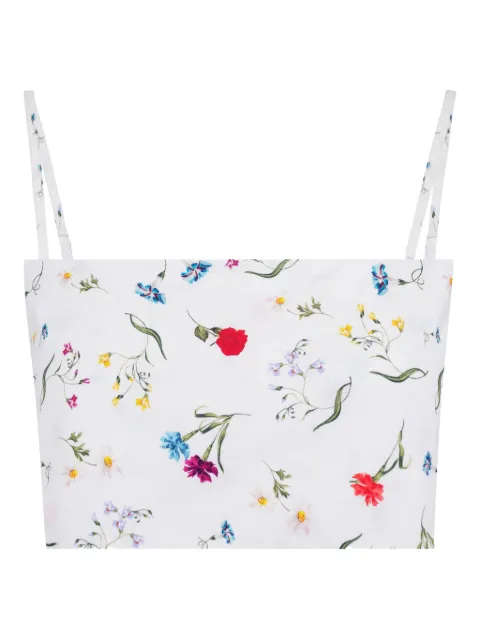 AZEEZA Walton floral-patterm top