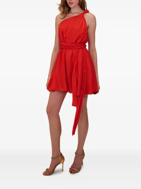 knee length dresses for ladies Azeeza Cirrus Mini Dress Magenta