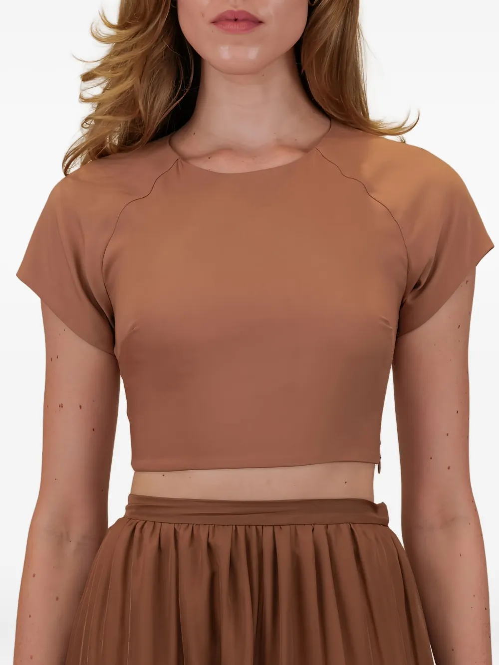 Azeeza Aura Top In Brown