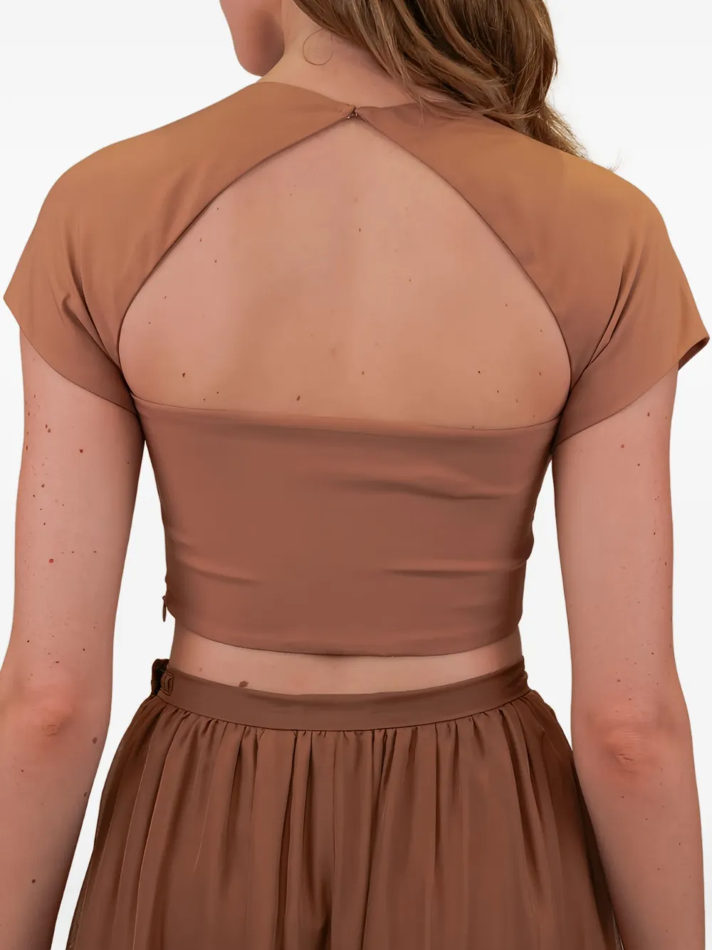 Azeeza Aura Top In Brown