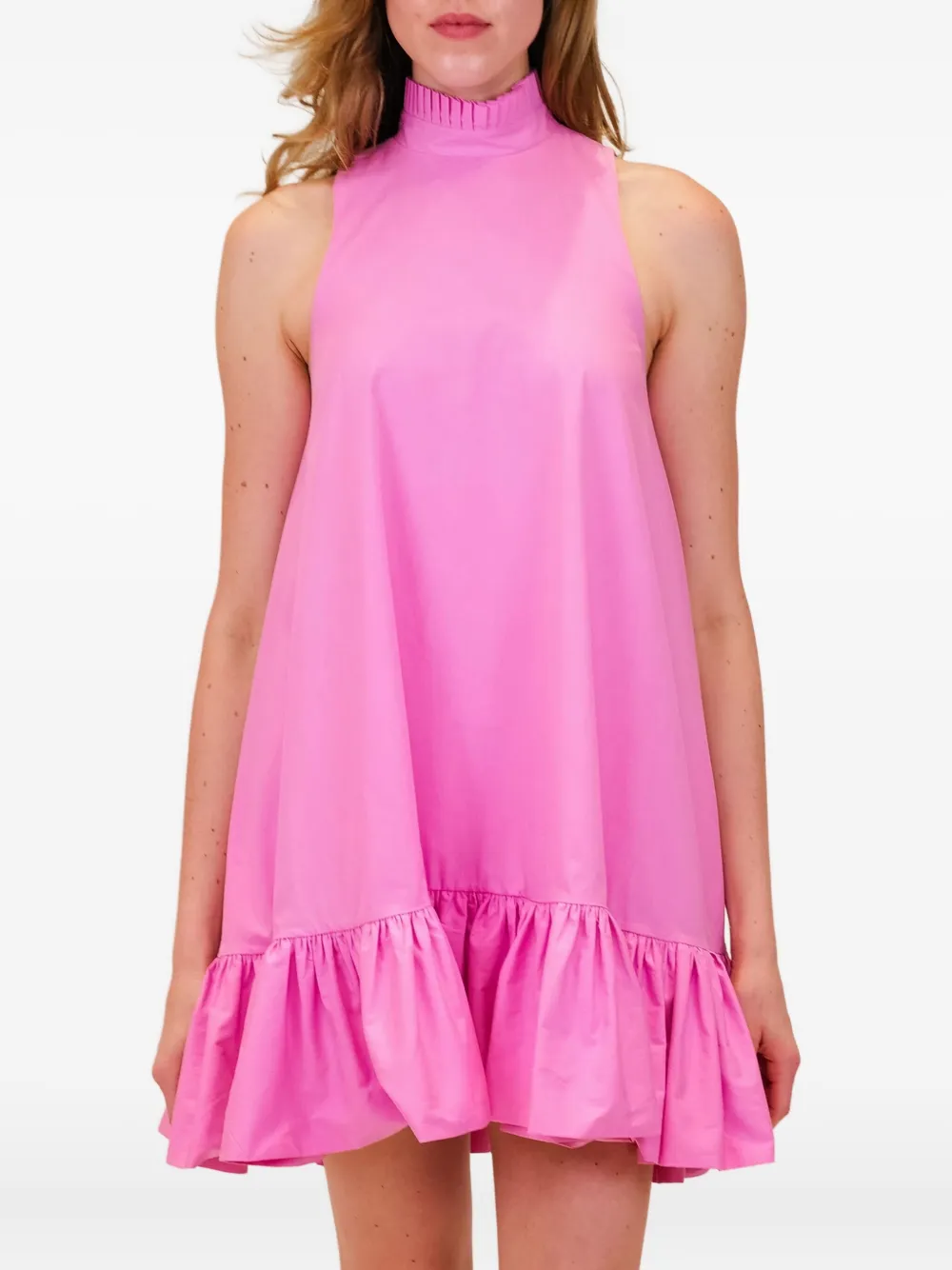 AZEEZA Alcott halterneck ruffled mini dress | Day Dresses | Image 2