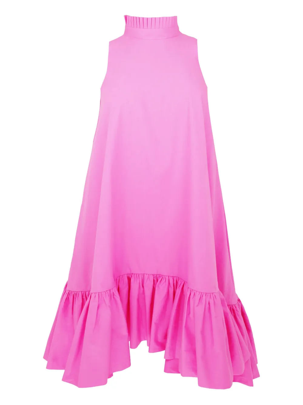 AZEEZA Alcott halterneck ruffled mini dress | Pink | Image 1