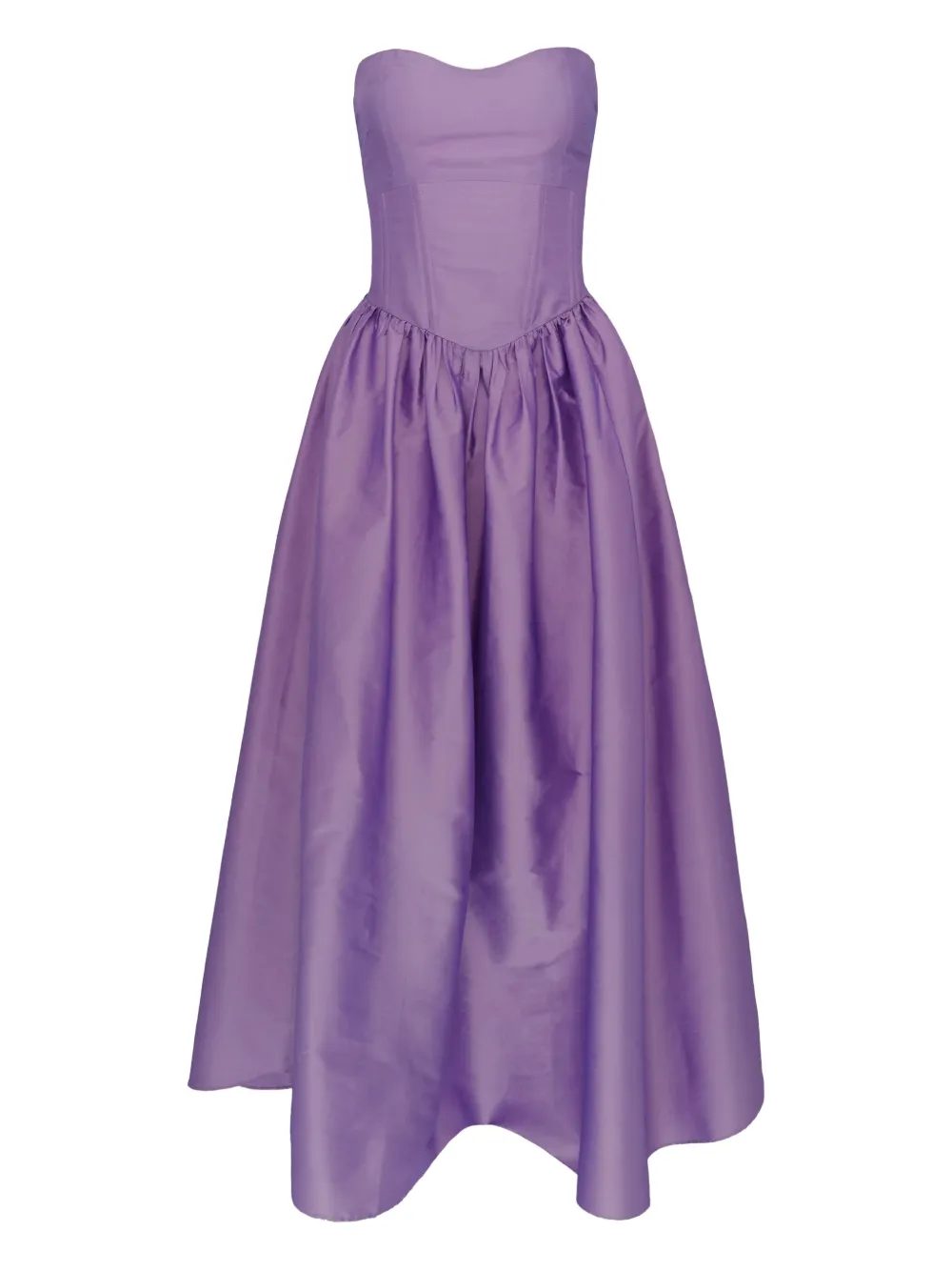 AZEEZA Naina corset-lace-up midi dress | Purple | Image 1