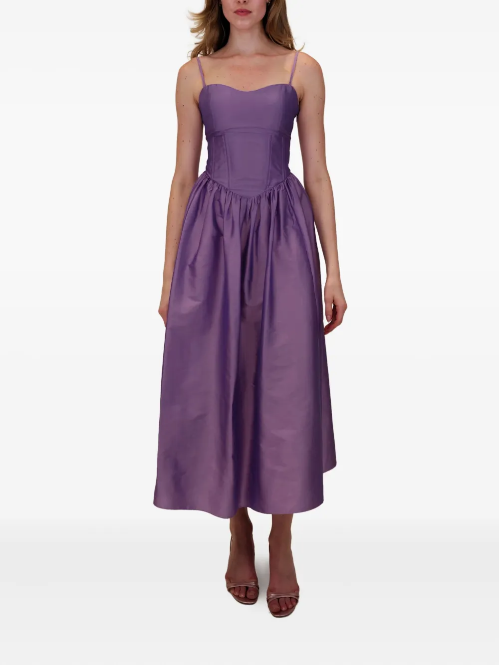 AZEEZA Naina corset-lace-up midi dress | Cocktail & Party Dresses | Image 2