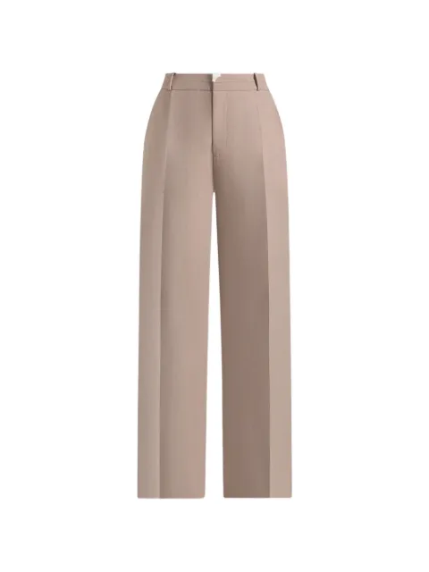 Manière De Voir pantalon de tailleur Doria à taille ceinturée taupe