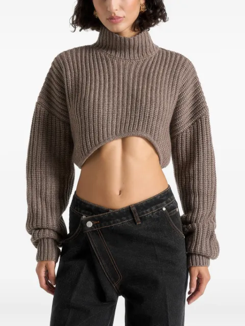 Manière De Voir Olia curved-hem sweater