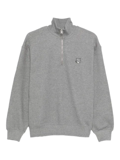 Maison Kitsuné fox-head half-zip sweatshirt