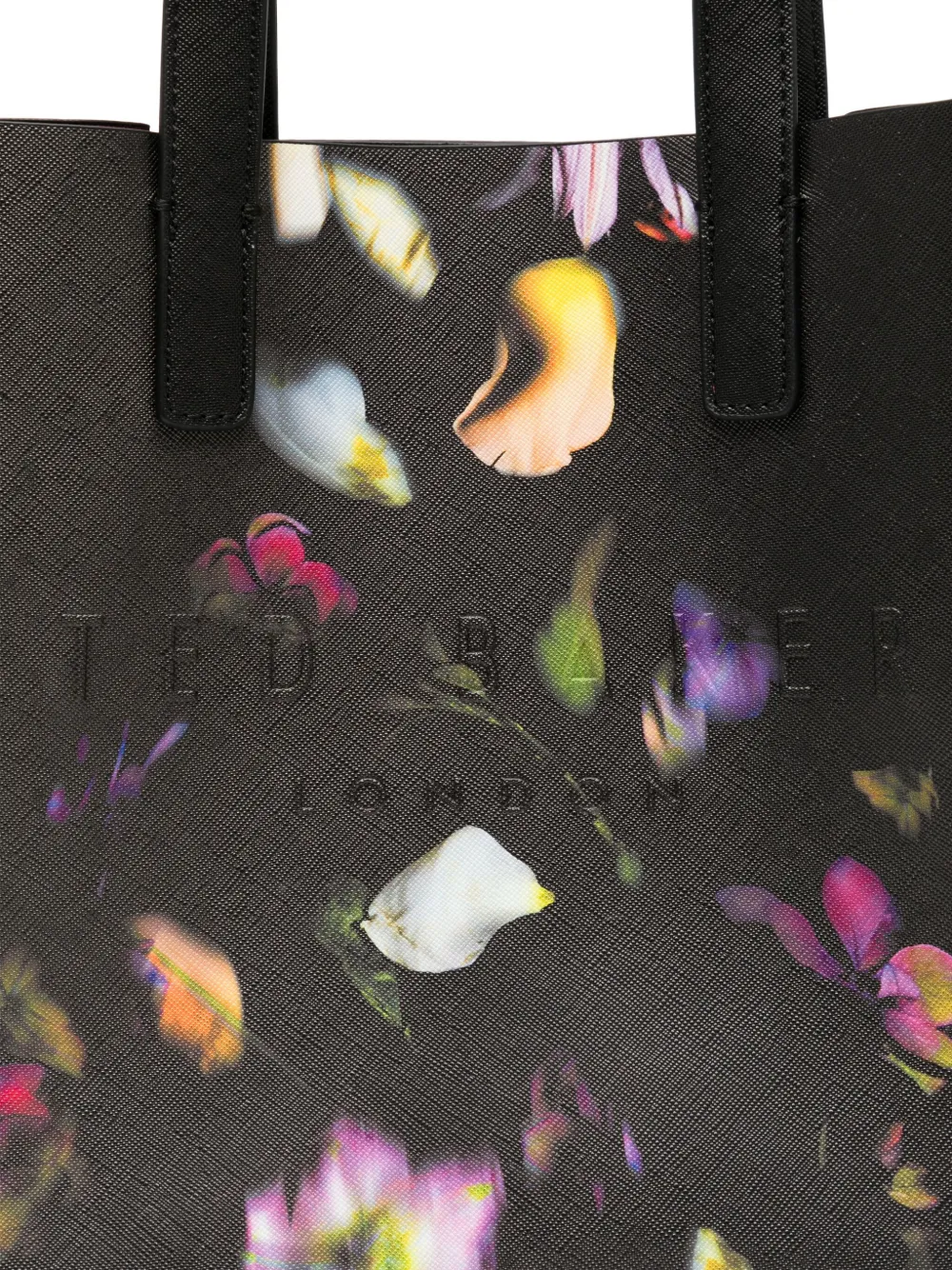 Ted Baker Seacon shopper met bloemen Zwart