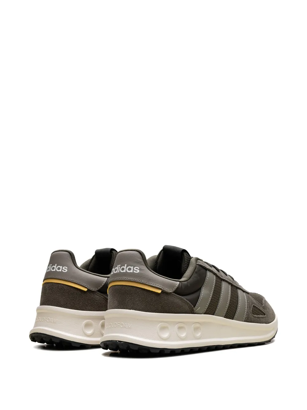 adidas Run 84 three-stripe mesh sneakers Green
