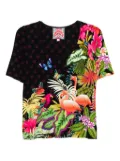 Johnny Was janie favorite scoop neck fitted T-shirt - Black