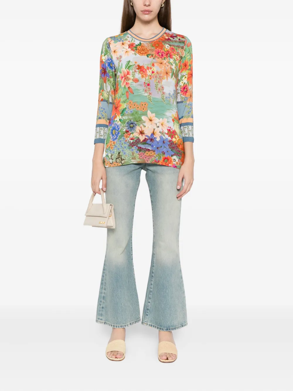 Johnny Was The Janie 3/4 sleeve crew neck T-shirt | T-Shirts & Jersey Shirts | Image 2