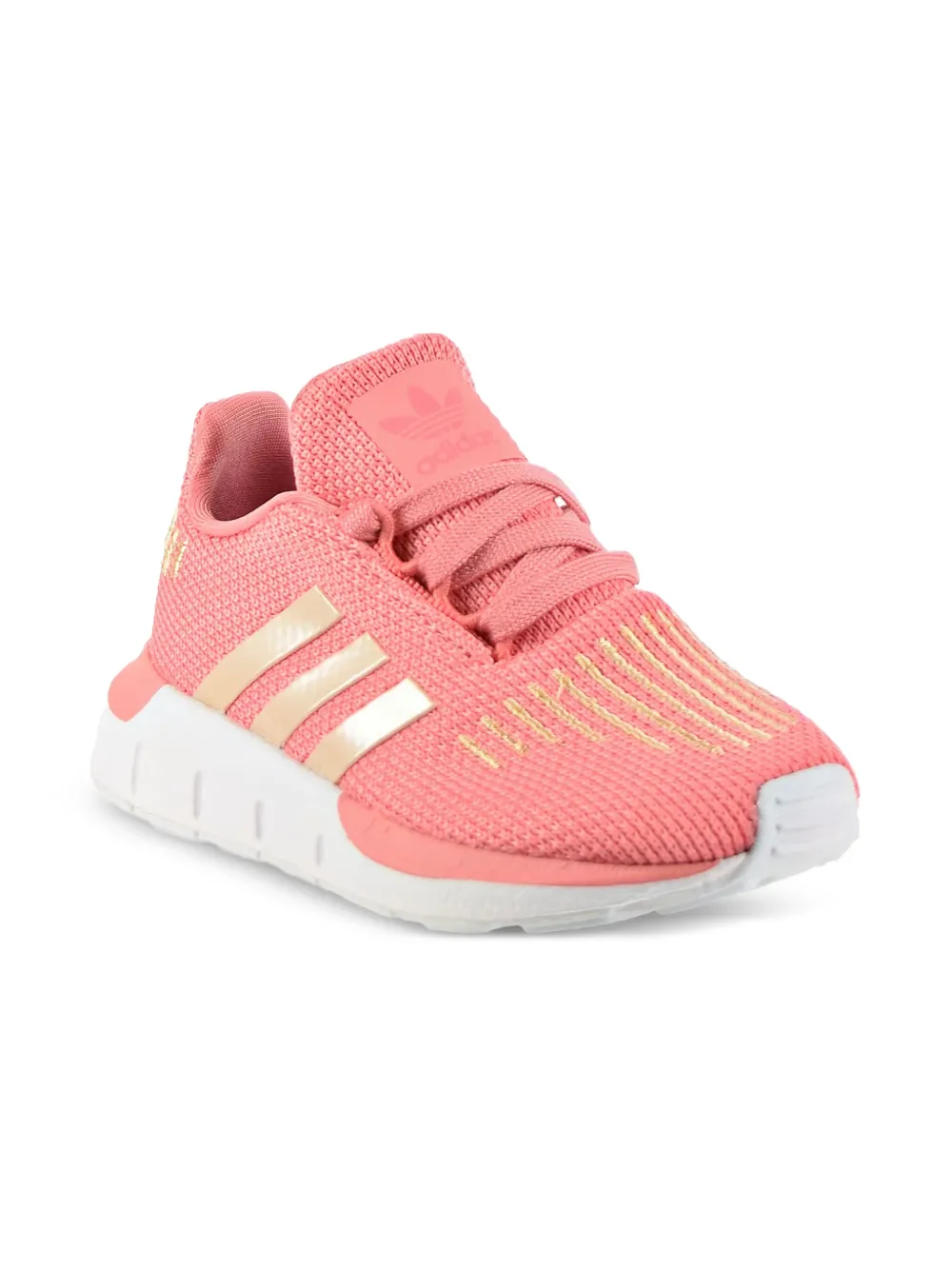 adidas Kids Swift Run "Tactile Rose/Copper Metalic/Core Black" sneakers | Baby Boy Shoes | Image 2