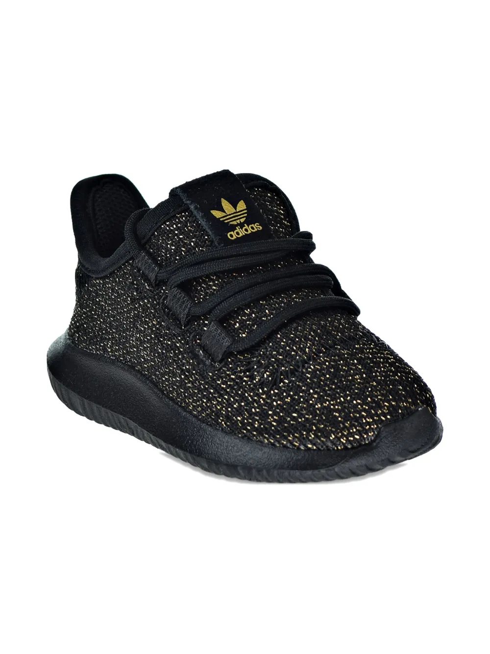 adidas Kids Tubular Shadow "Core Black Gold Glitter" sneakers