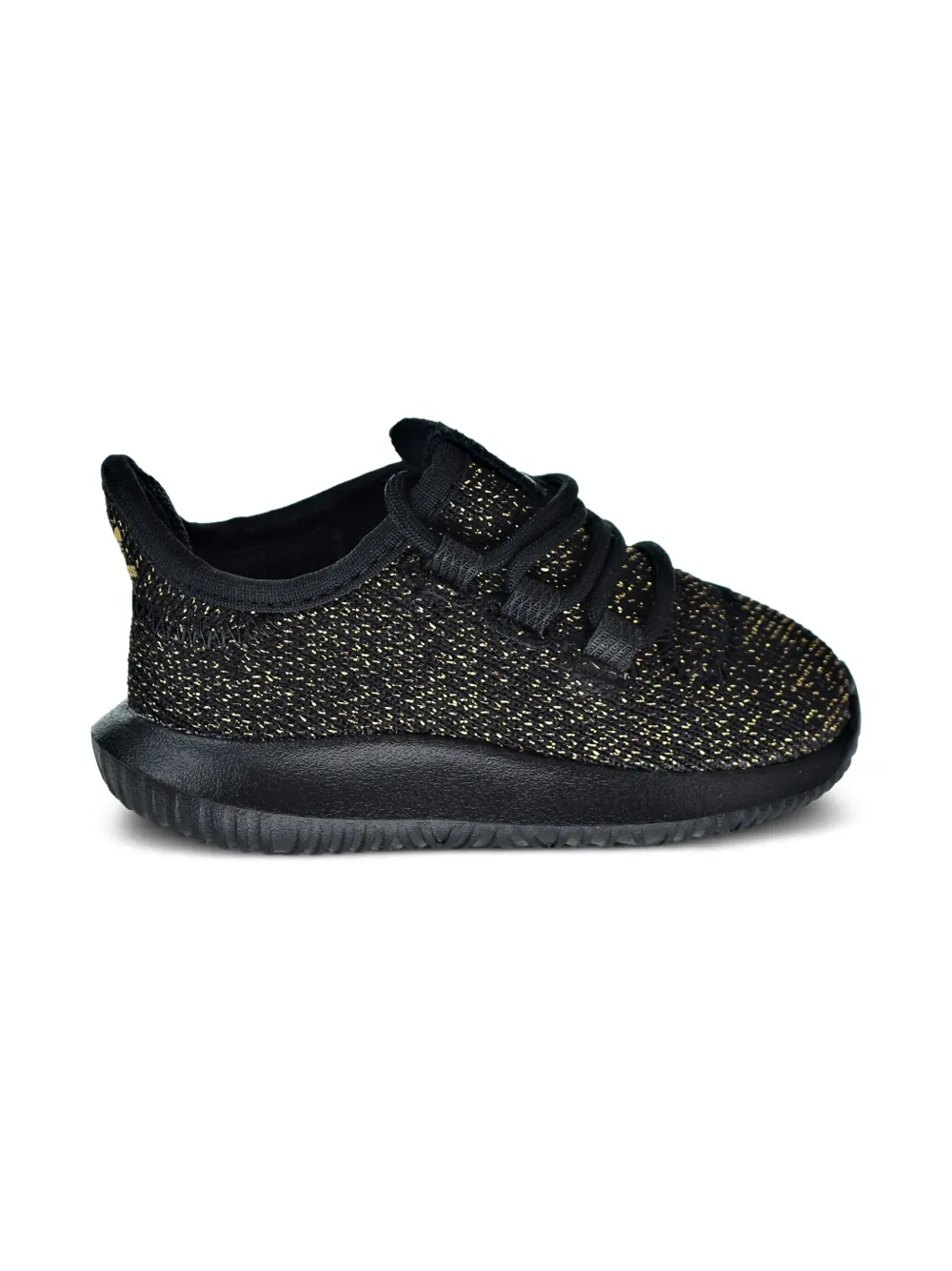 Adidas Kids Tubular Shadow "Core Black Gold Glitter" sneakers