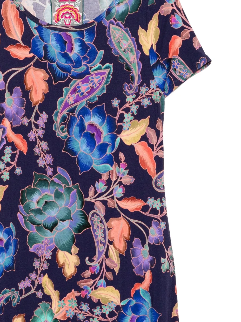 Johnny Was The Janie Favorite Boatneck Dress In Purple