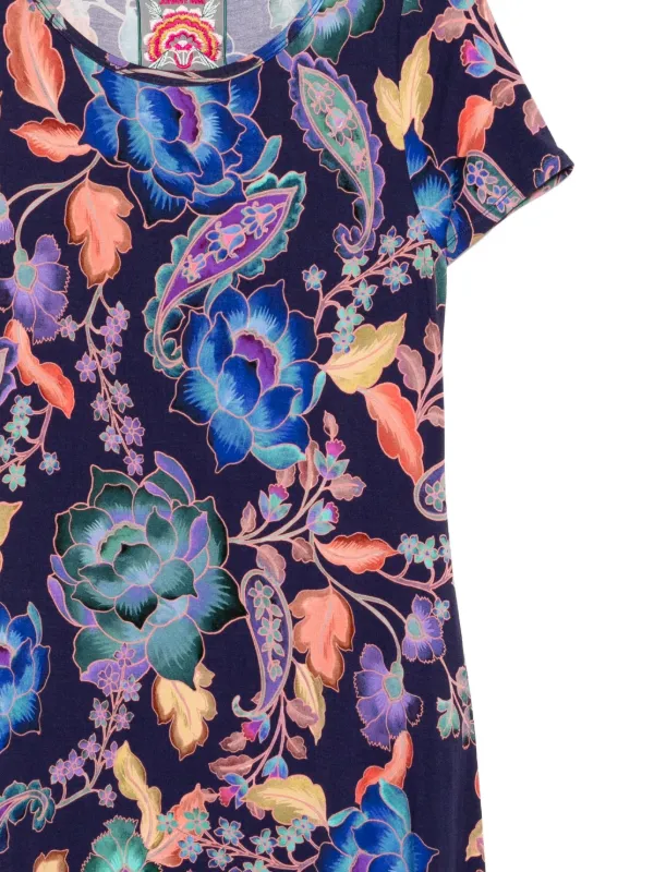 midi tea dresses for women Floral Ruched Midi Tea Dress