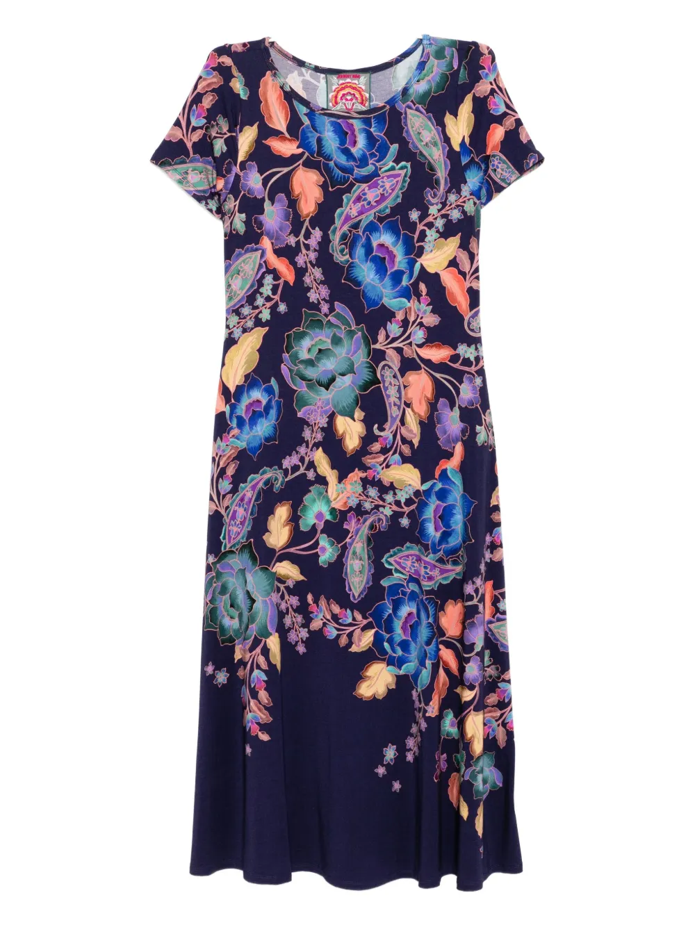 Johnny Was The Janie Favorite Boatneck Dress In Purple