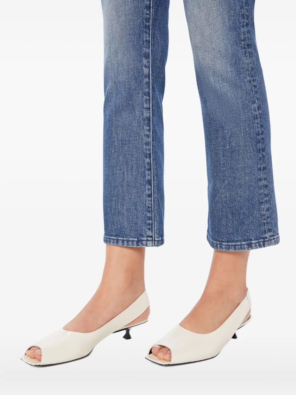 MOTHER Hustler Ankle jeans Blauw