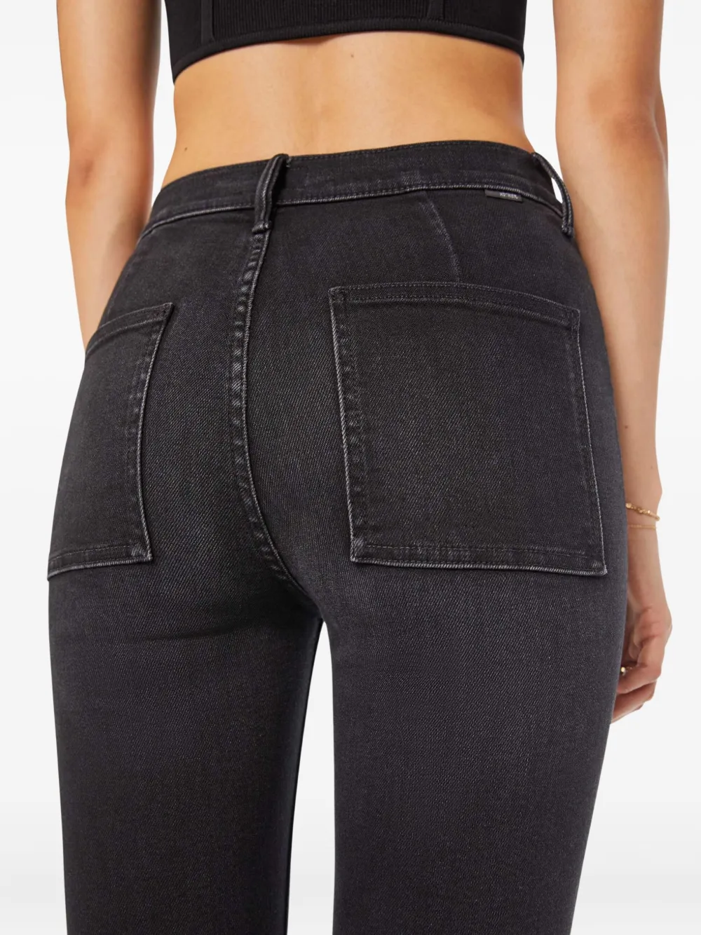 Mother Drama Flared Jeans In Multi