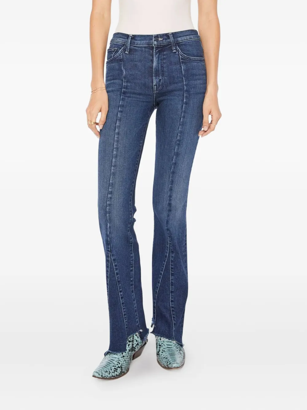 Mother The Insider Denim Jeans In Blue