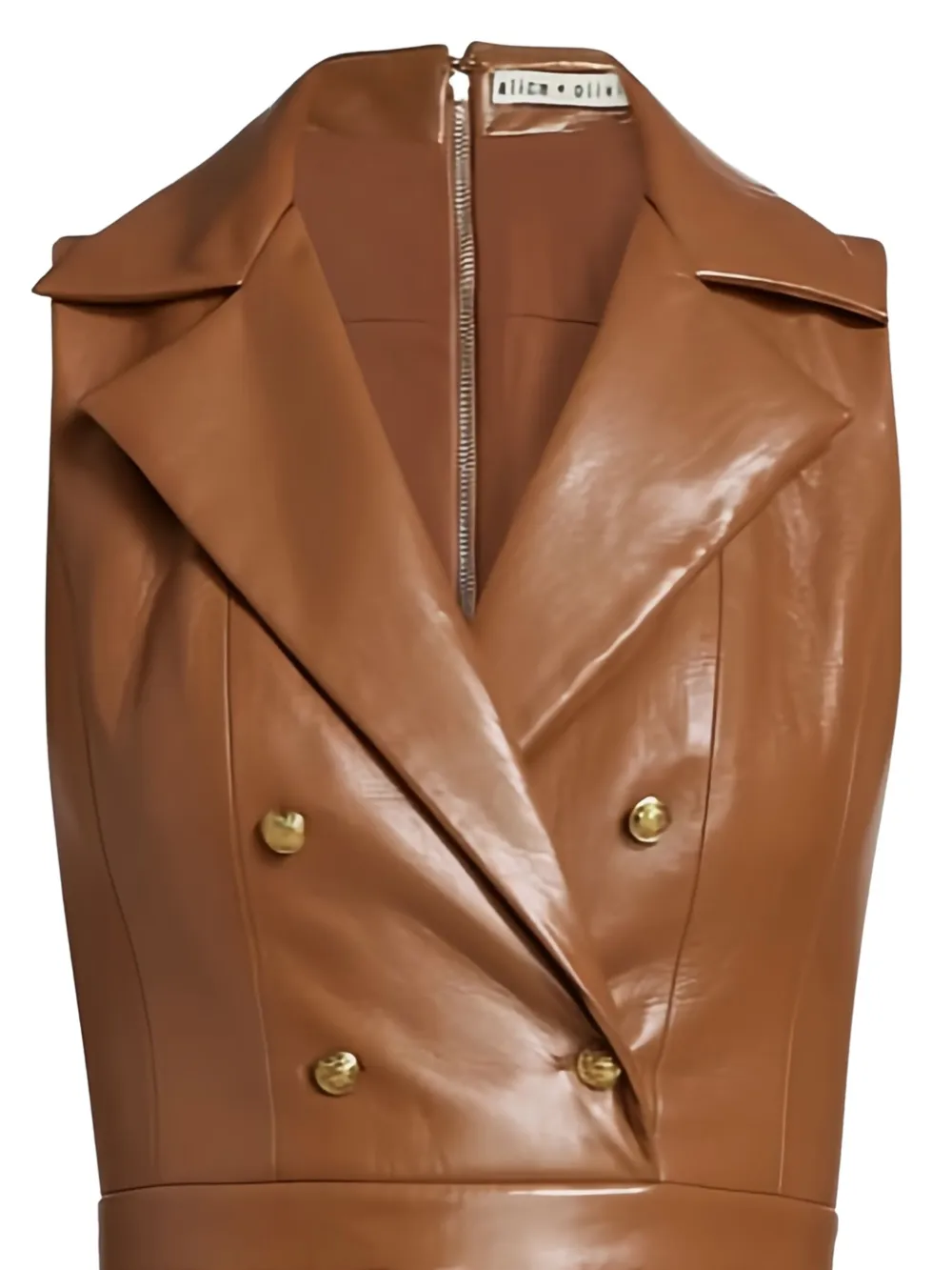 Alice + olivia Emmy double-breasted mini dress - Bruin
