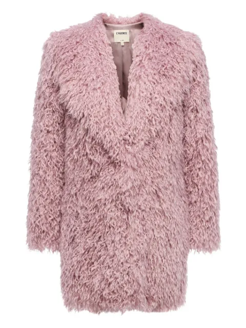 L'Agence Toira faux-fur coat