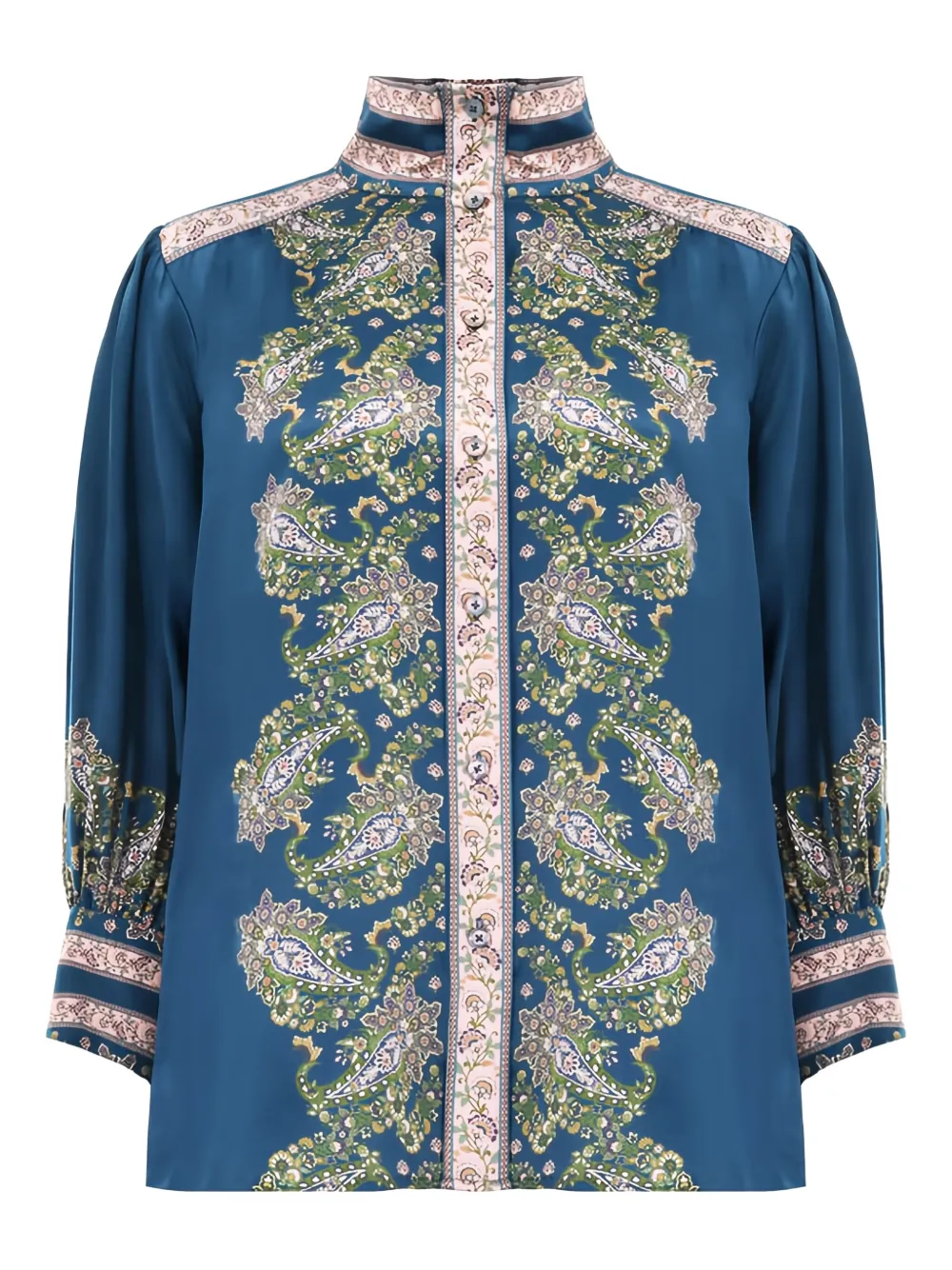 Christy Lynn Paloma patterned top | Blue | Image 1