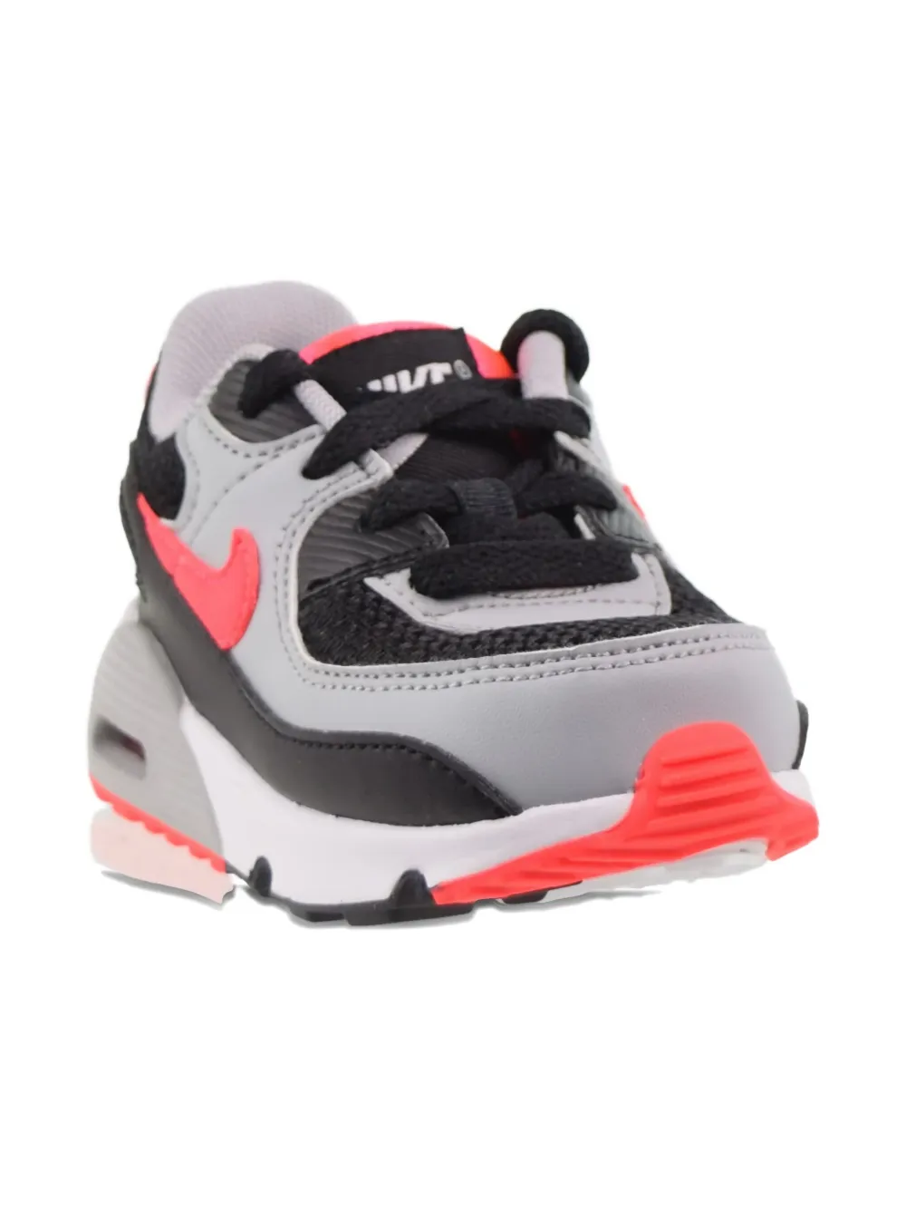 Nike Kids Air Max 90 LTR "Black White Wolf Grey" sneakers