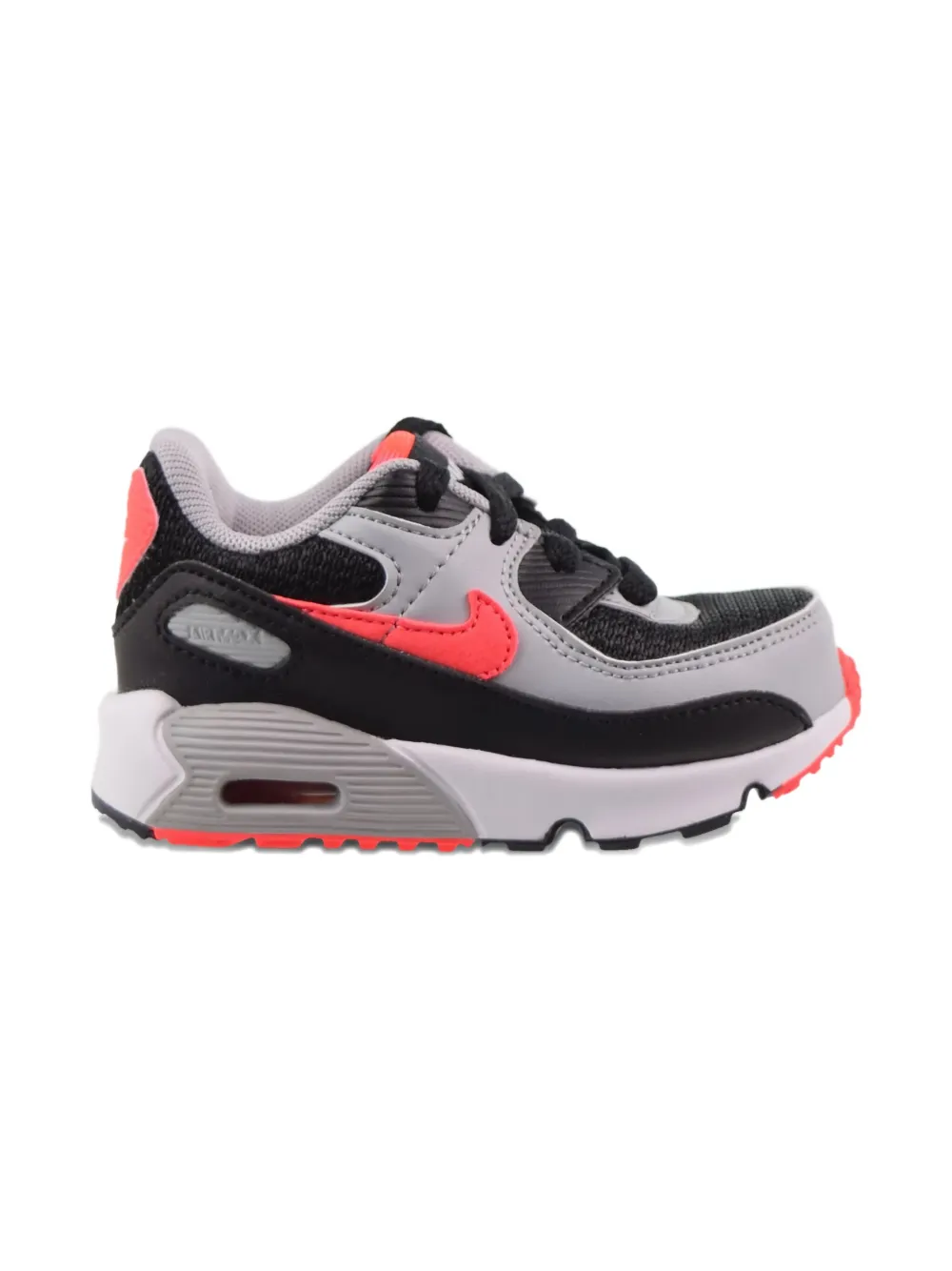 Nike Kids Air Max 90 LTR "Black White Wolf Grey" sneakers Grijs
