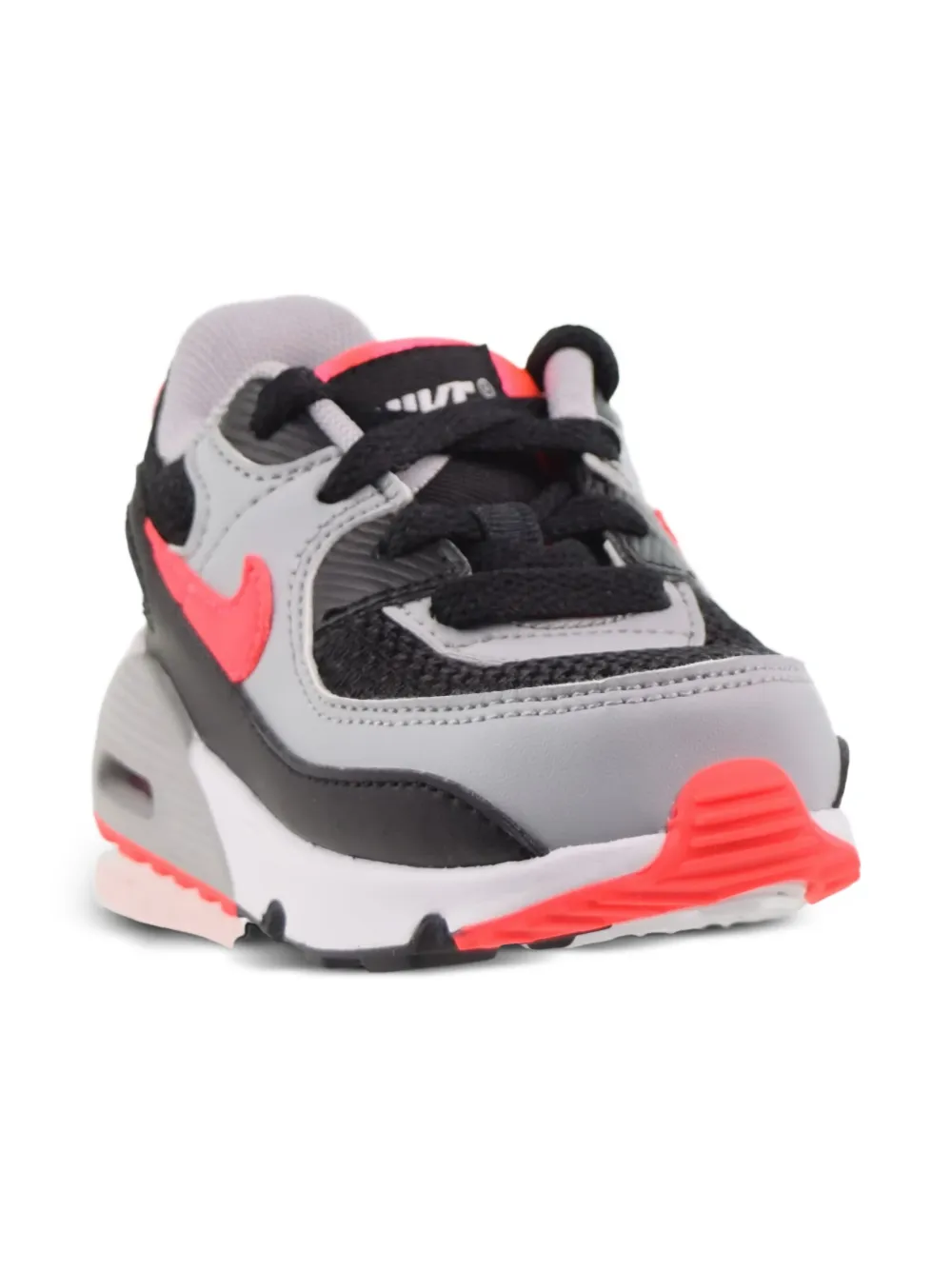 Nike Kids Air Max 90 LTR "Black White Wolf Grey" sneakers