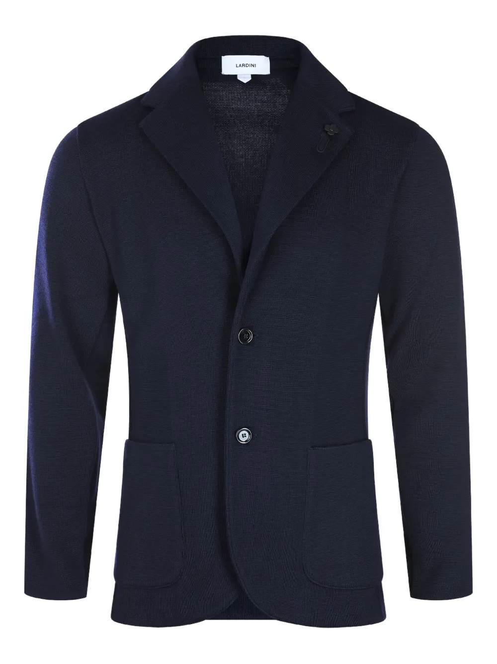 Lardini blazer con dos botones y bolsillo de parche | azul | Image 1