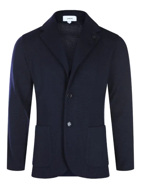 Lardini two-button patch-pocket wool blazer