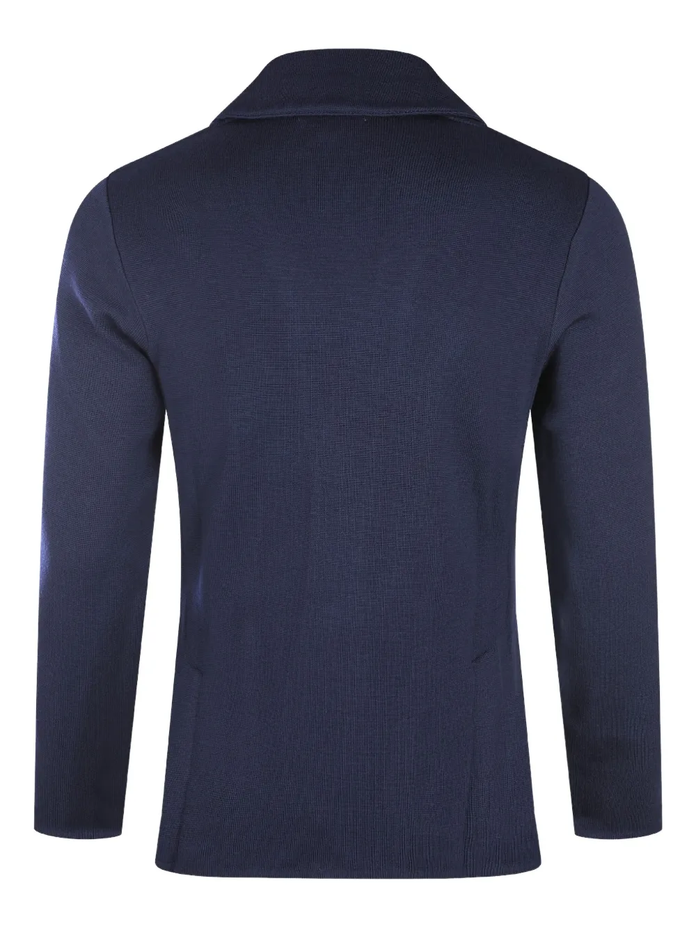 Lardini Wollen blazer met opgestikte zak en twee knopen Blauw