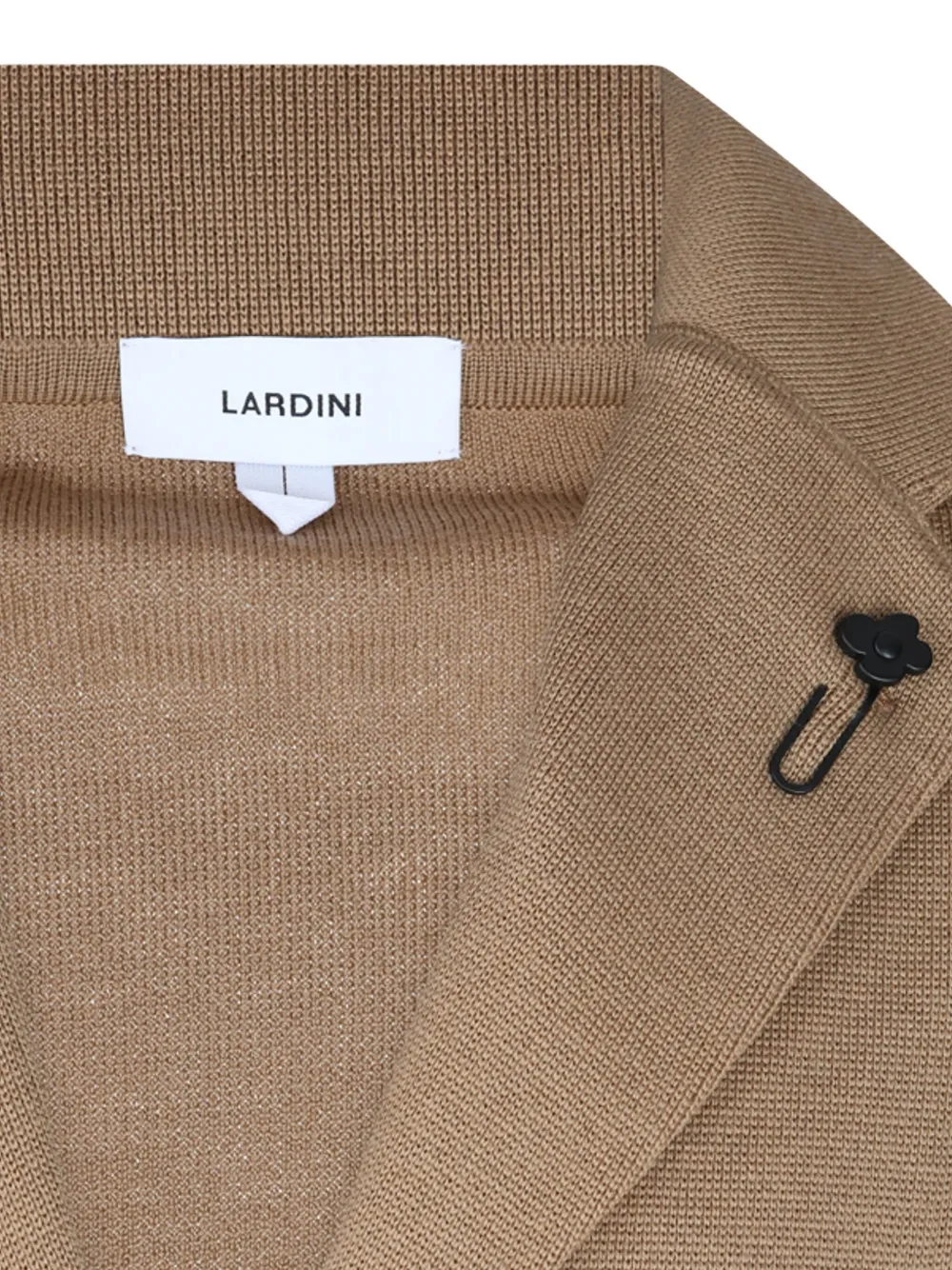 Lardini Patch-pocket Three-button Wool Blazer In Brown