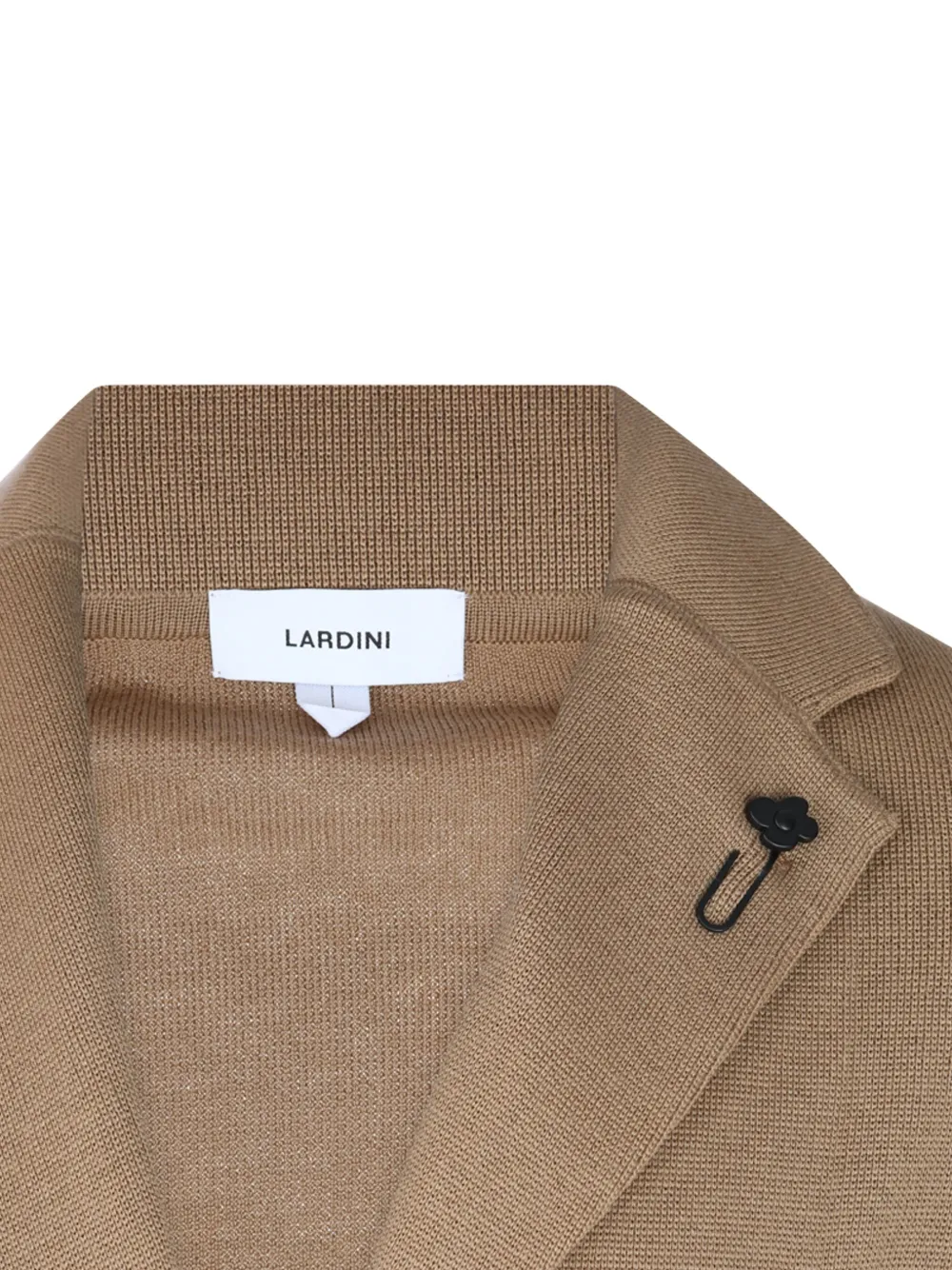 Lardini blazer con tres botones y bolsillo de parche | marrón | Image 1