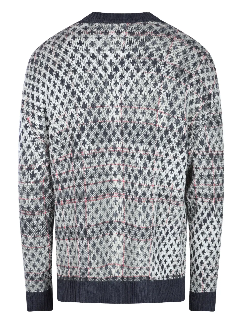 Vivienne Westwood Geruite trui met pied-de-poule print - Wit