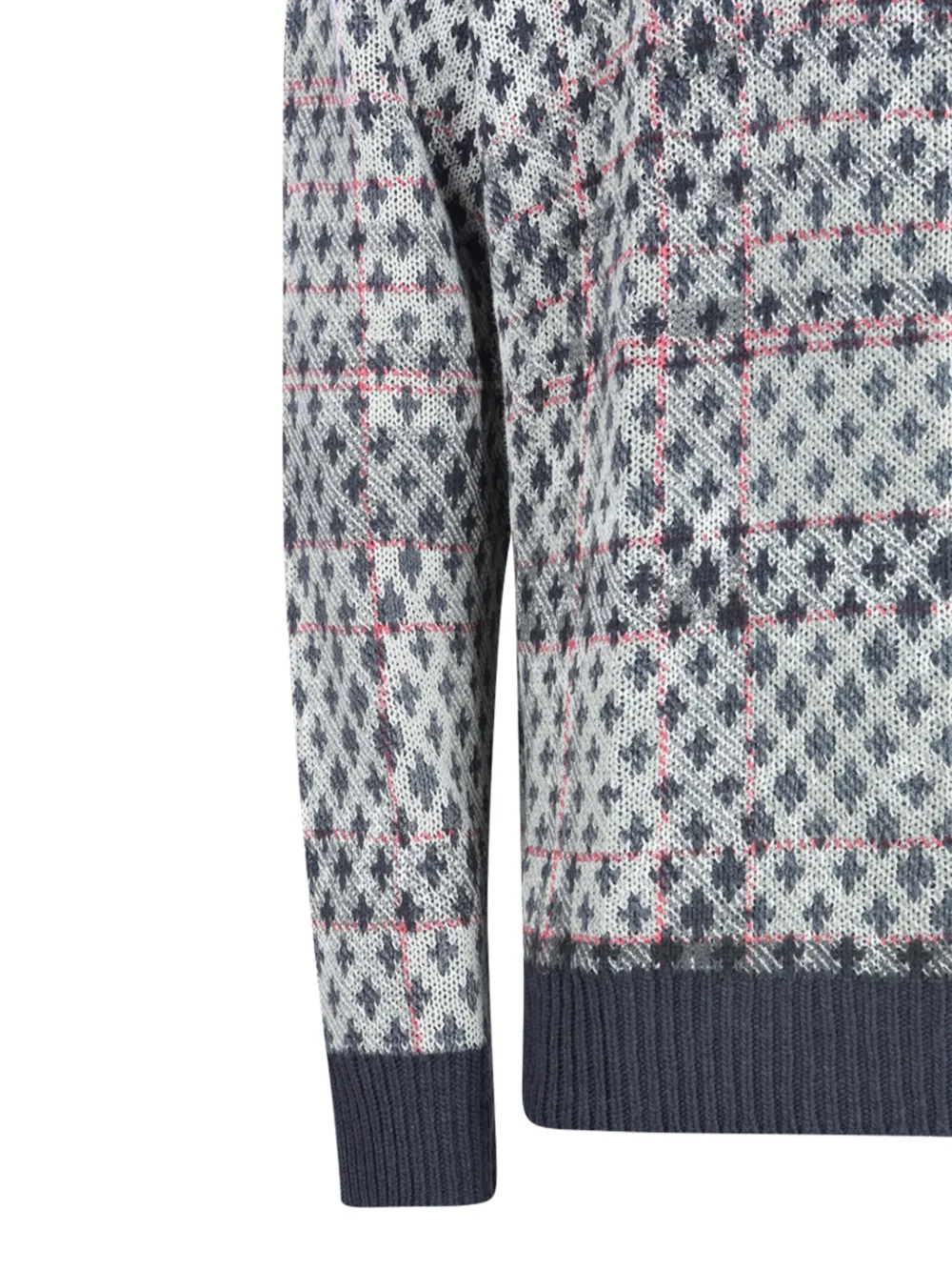 Vivienne Westwood Geruite trui met pied-de-poule print Wit