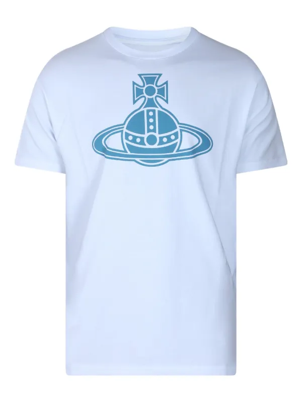 Vivienne Westwood ビッグオーブデザイン Tシャツ Vivienne Westwood オーブ Tシャツ | ブルー | FARFETCH JP