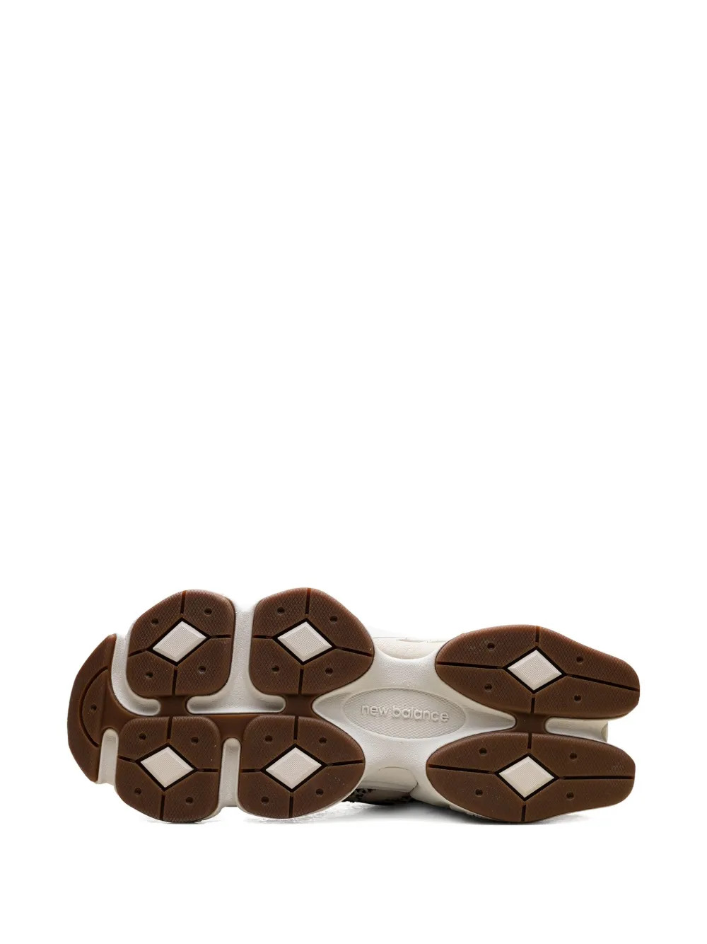 New Balance 9060 "Brown White" sneakers Beige
