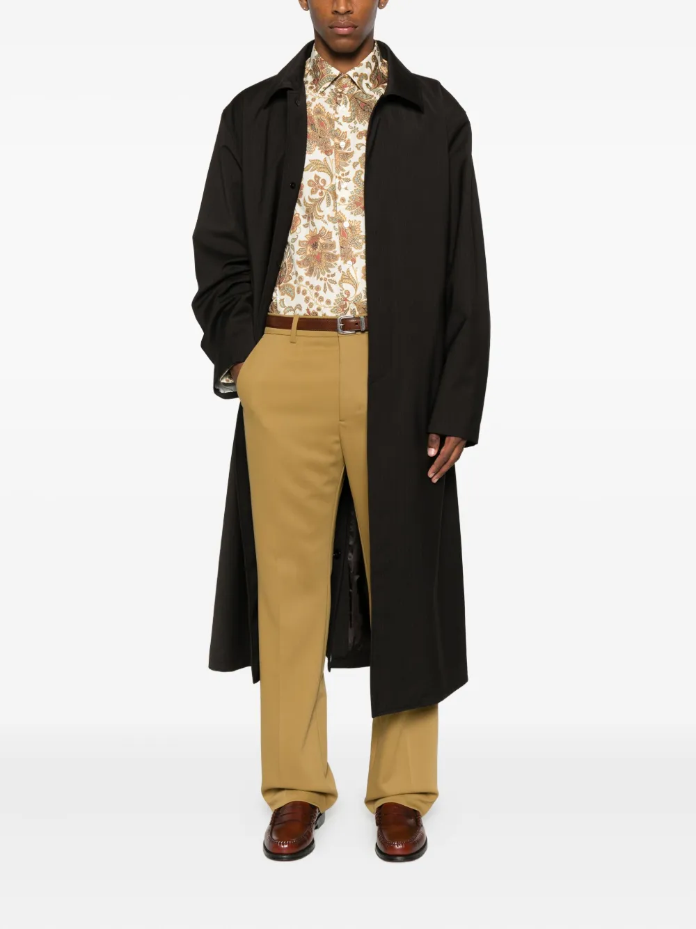 ETRO paisley-print cotton shirt - Beige